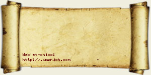 Jakov Masnikosa vizit kartica